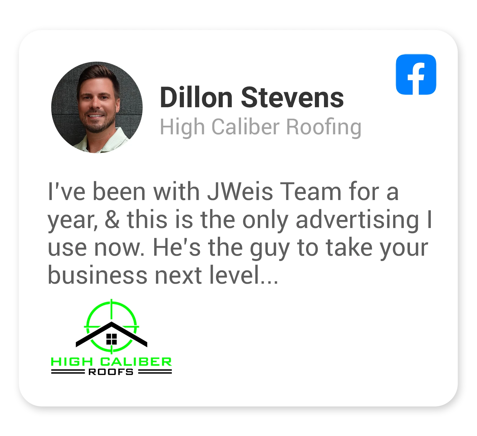 General Contractor Client Review from Dillon Stevens