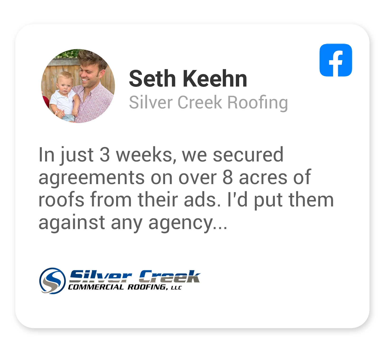 General Contractor Client Review from Seth Keenh