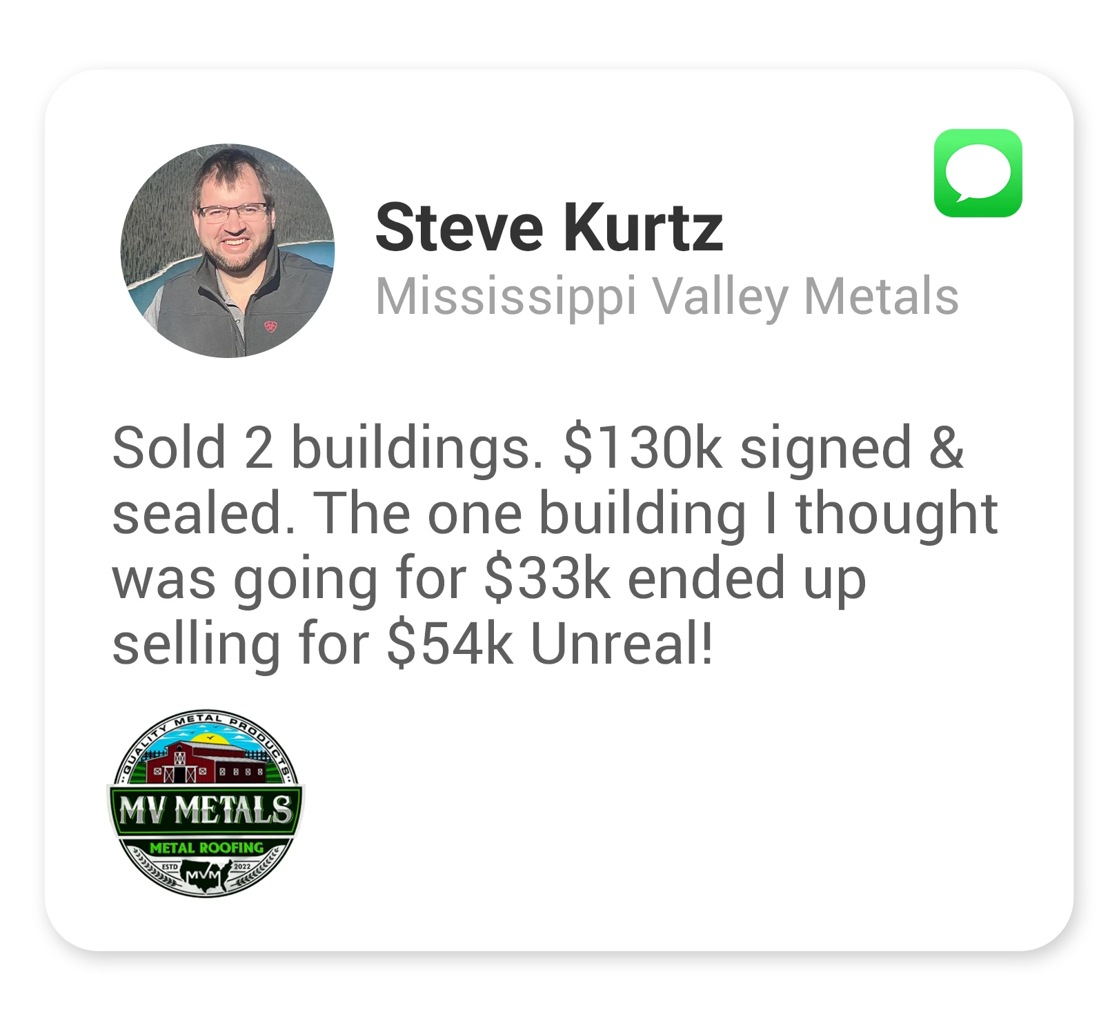 General Contractor Client Review from Steve Kurtz